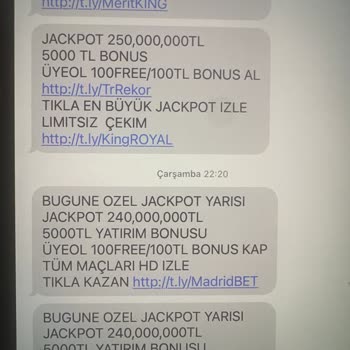 Bahis Sitesi Sürekli Mesaj Yağmuru: Bahis Sitelerinden Gelen Bildirimler Yordu