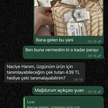 Eksik Ürün Ve Yetersiz Çözüm Teklifi