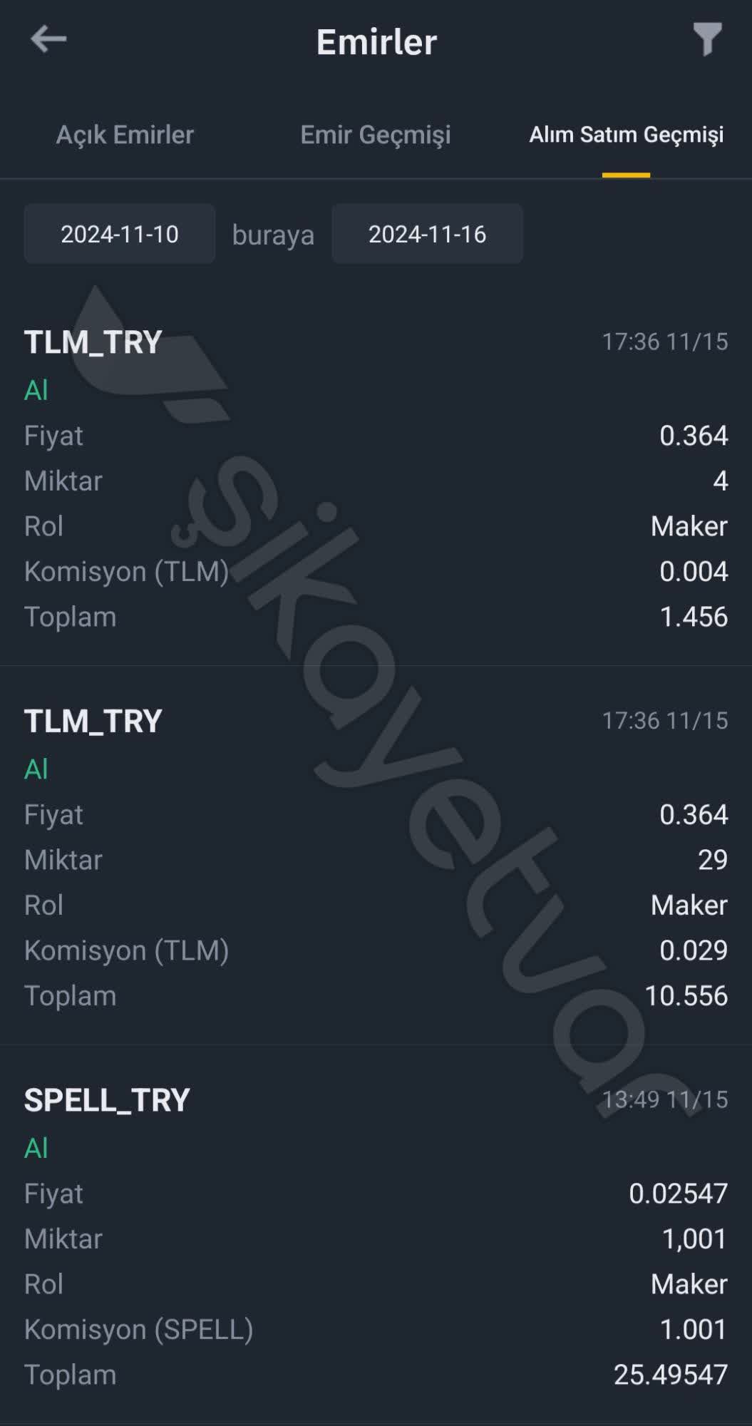 Binance TR Hesabımda Yeni Aldığım Koinler Görünmüyor - Şikayetvar
