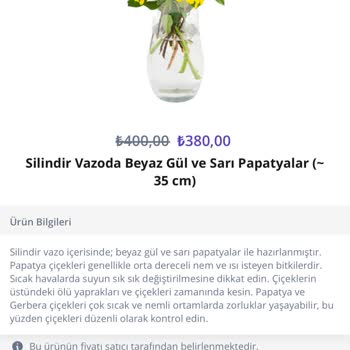 Getir Çarşı'dan Gelen Solmuş Çiçek Ve İade Sürecindeki Sorunlar