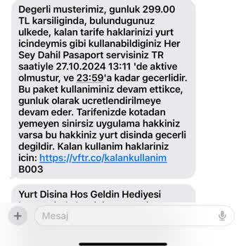 Vodafone'un Yanlış Faturalandırma Ve Müşteri Hizmetleri Sorunu