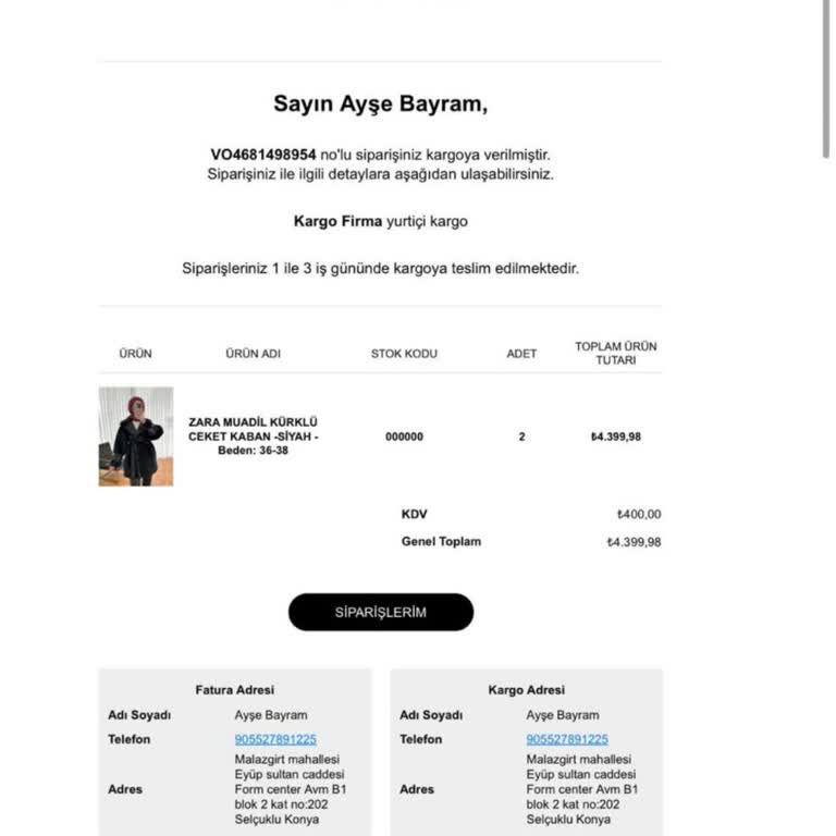 Yanlış Ürün Ve İade Sorunu