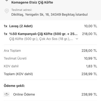 Yemeksepeti'nde Sistemsel Hata Ve Müşteri Mağduriyeti