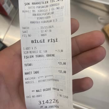 Ülker Meyve Suyunda Küf Ve Koku Sorunu