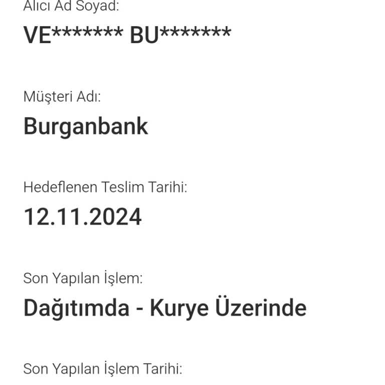 AGT Kurye Ve Burganbank'ın Teslimat Sorunu