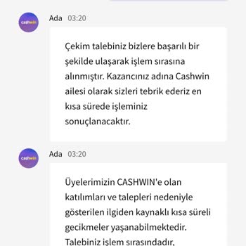 Cashwin Ödeme Gecikmesi Can Sıkıyor