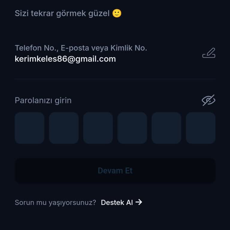 BTC Türk Hesabına Erişim Sorunu