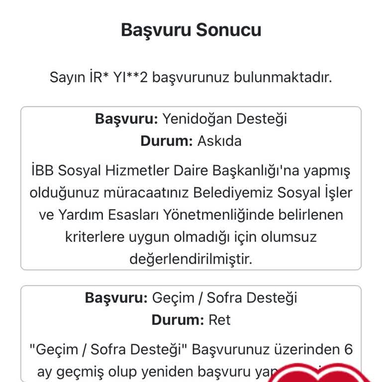 Yenidoğan Yardımı Başvurum Neden Reddedildi?
