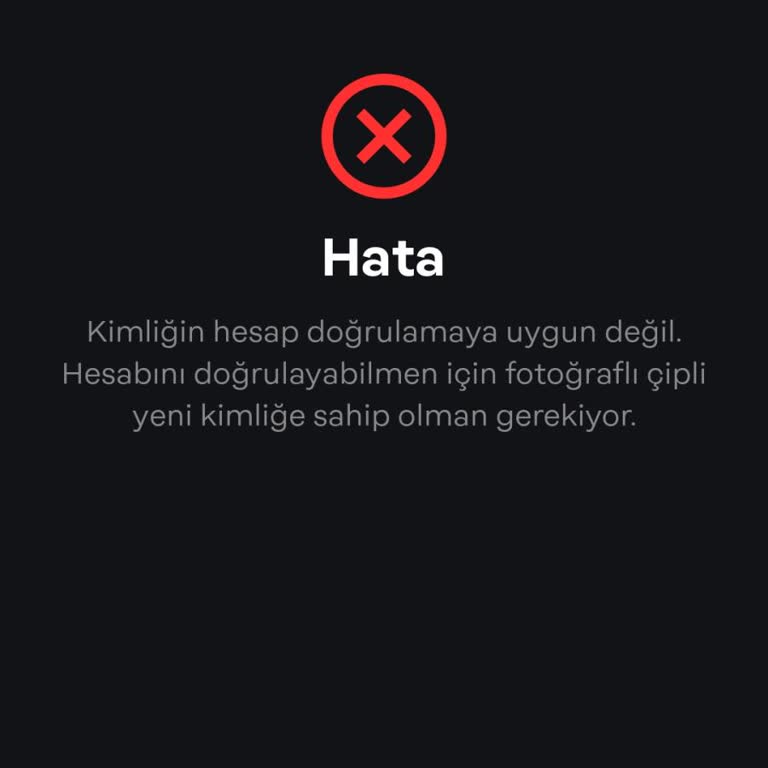 Papara Hesap Açma Sürecinde Kimlik Doğrulama Sorunu