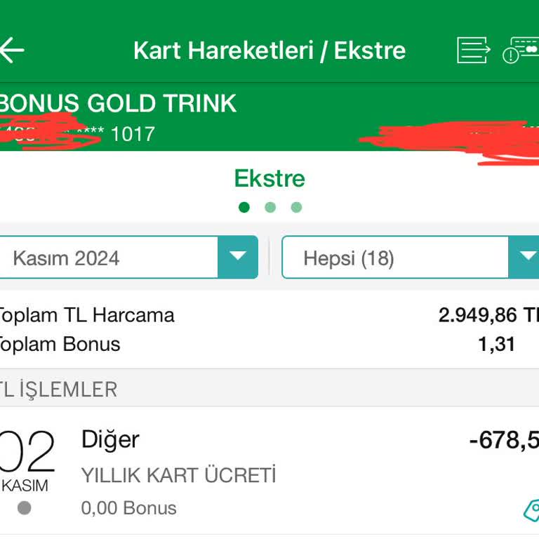 Kredi Kartı Üyelik Ücreti İadesi Talebi