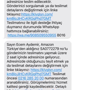 Prime Üyelikte Teslimat Sorunu