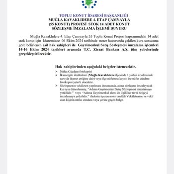 TOKİ Yedek Hak Sahipliği Ve İade Sorunu