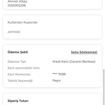Özdilek Sanal Market Sipariş İptali Sorunu