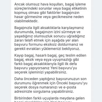 Bagaj Hasarı Ve İletişim Sorunları