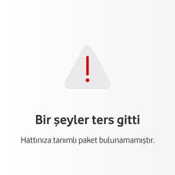 Faturalı Hattımda Paket Bilgisi Sorunu