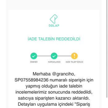 Yanlış Beden Pijama Ve İade Sorunu