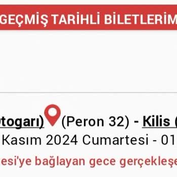 Konya-Kilis Otobüs Gecikmesi Ve Hizmet Sorunları