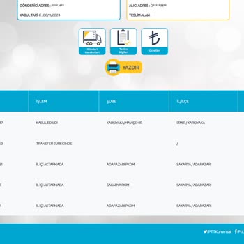 PTT Kargo Teslimatında Uzun Süreli Gecikme