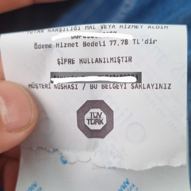 TÜVTÜRK'te Haksız Hizmet Bedeli Kesintisi