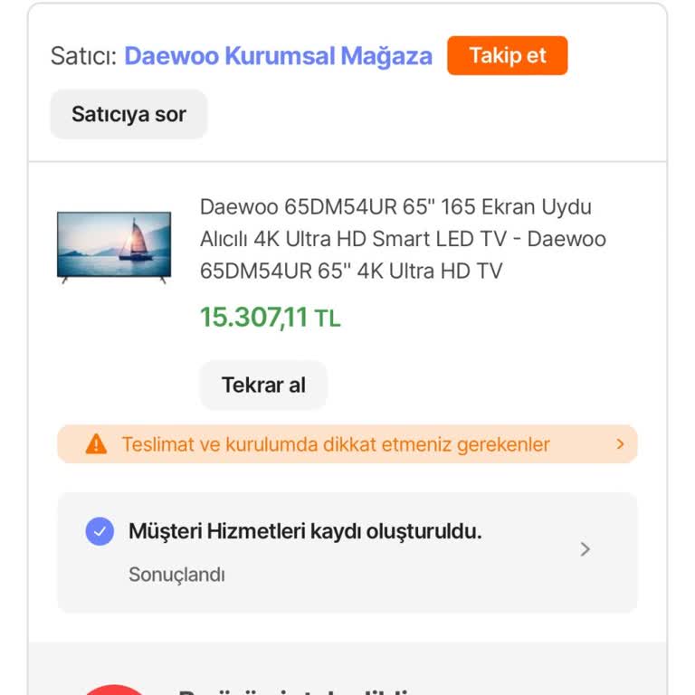 Hepsiburada Ve Daewoo İle Hayal Kırıklığı