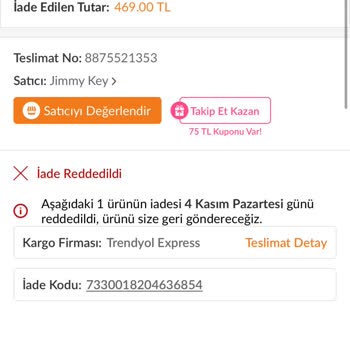 Yanlış İade Kodu Nedeniyle Kayıp Ürün Sorunu