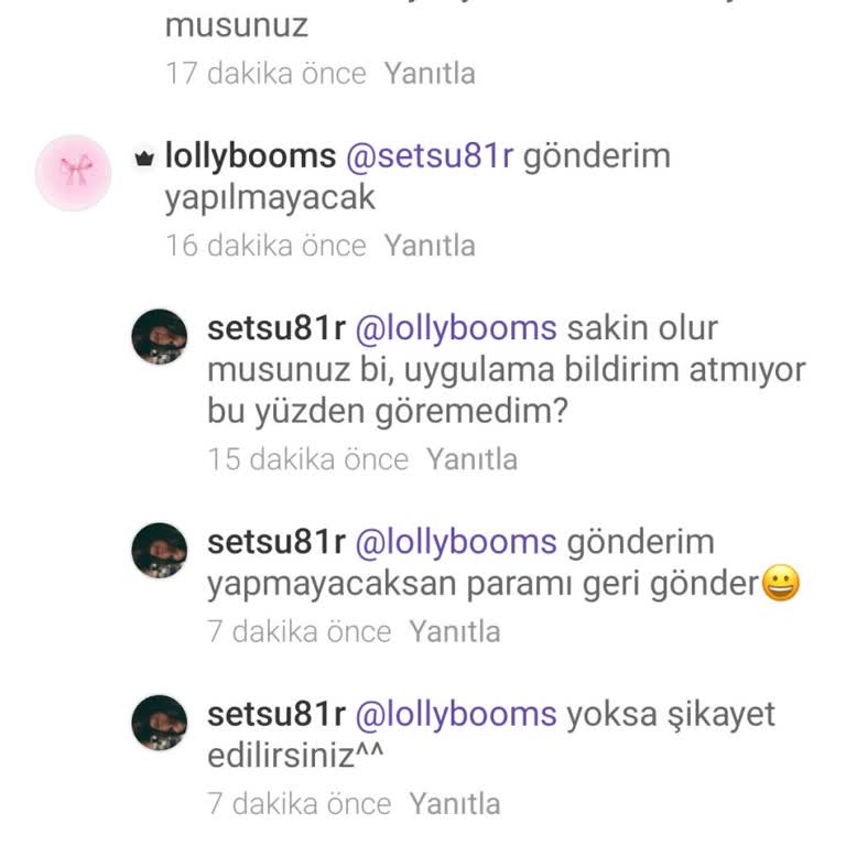 Dolap Uygulamasında Bildirim Sorunu Ve İade Problemi