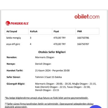 Bilet İptali Sonrası Eksik Para İadesi Sorunu