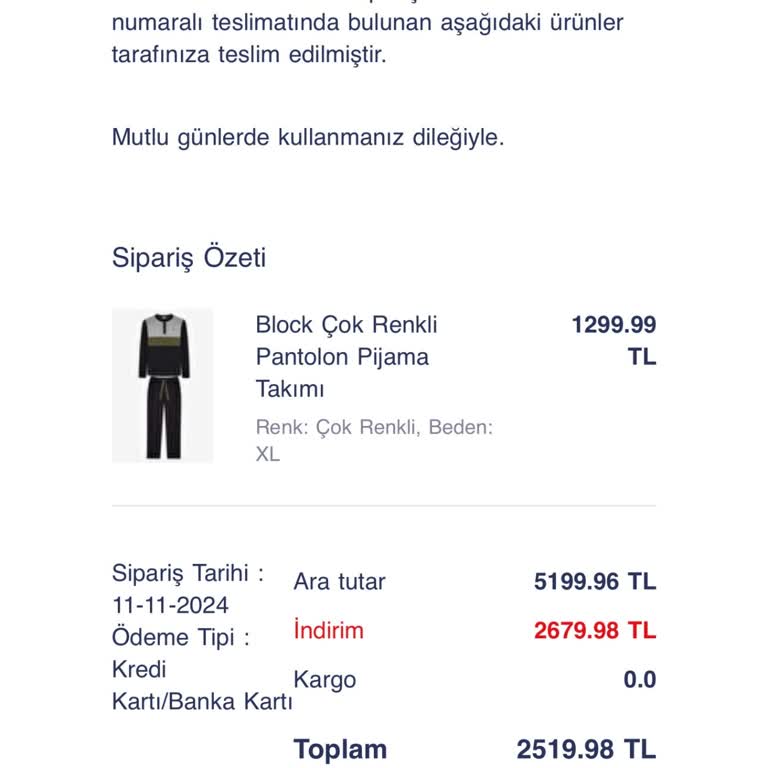 Eksik Sipariş Ve Yetersiz Müşteri Hizmeti