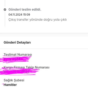 Sipariş İadesi Ve Teslimat Sorunu