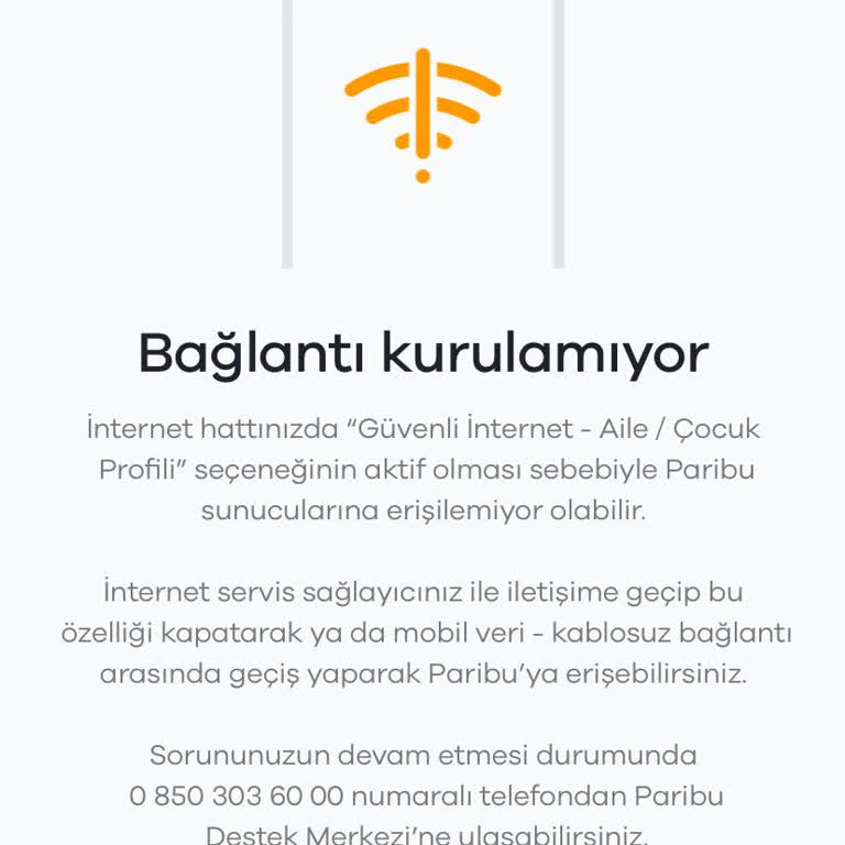 Giriş Yapılamıyor: Bağlantı Sorunu