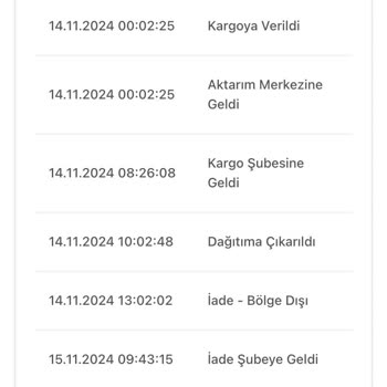 Kargo Firmasının İade Kararı Ve Ulaşım Sorunu