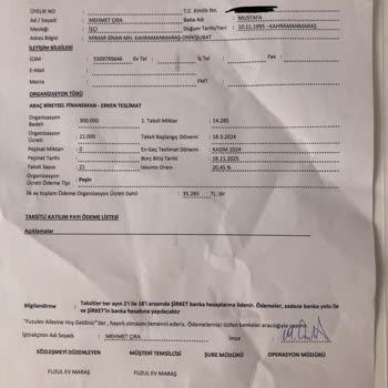 Fuzulev Şubesinde Evrak Hatası Nedeniyle Teslimat Gecikmesi