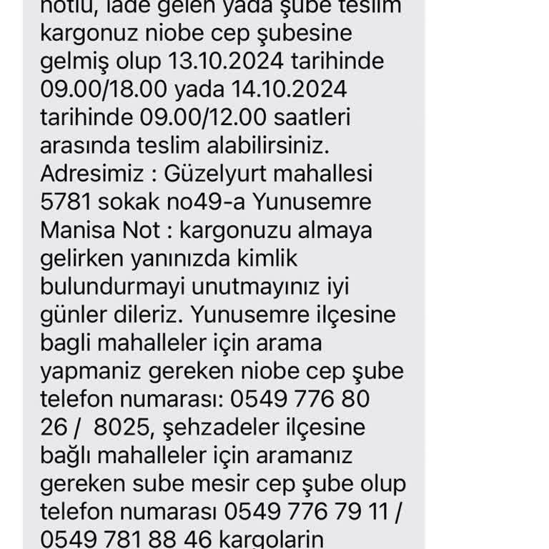 Kargo Teslimatında Yaşanan Sorunlar Ve İletişim Eksikliği