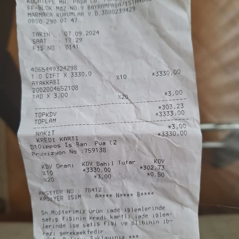 Ayakkabı Sorunu Ve İade Talebi