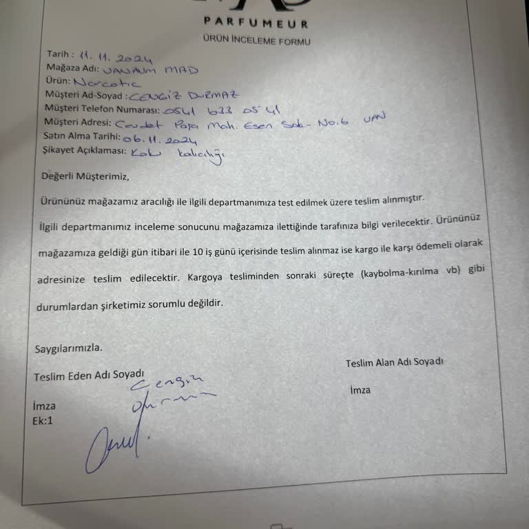 Parfüm Kalıcılığı Ve Test Süreci Sorunu