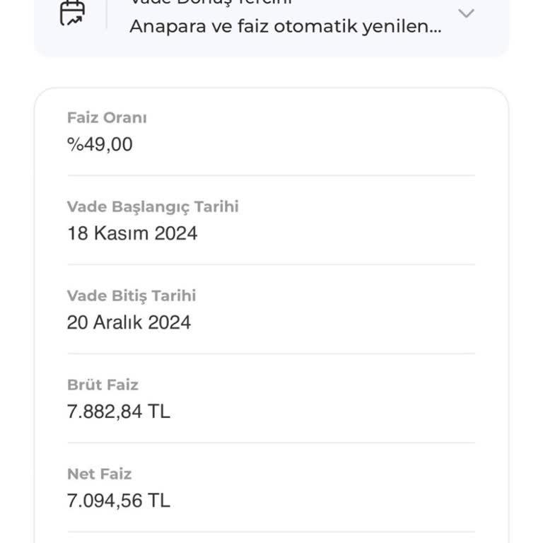 Yanıltıcı Faiz Oranı Deneyimi