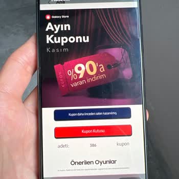 Samsung Galaxy Store'da Kaybolan %90 İndirim Kuponu