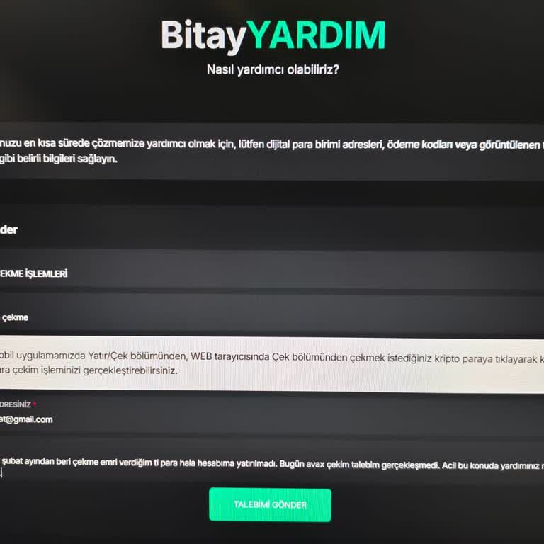 Bitay'da 9 Aydır Çözülmeyen Para Çekme Sorunu