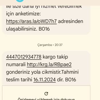 Aras Kargo'nun Gecikmesi Yüzünden Muayene Sorunu