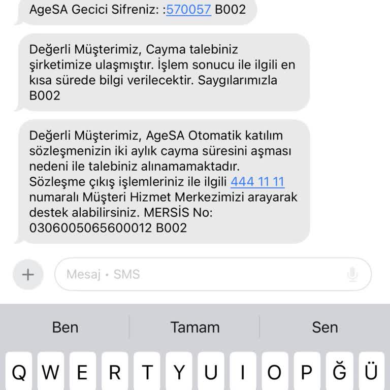 Agesa Otomatik Katılım İptalinde Zorluk Ve Mağduriyet