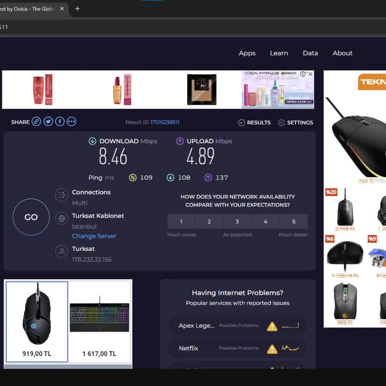 TÜRKSAT Kablo Net İnternet Hız Sorunu Ve Müşteri Hizmetleri Yetersizliği