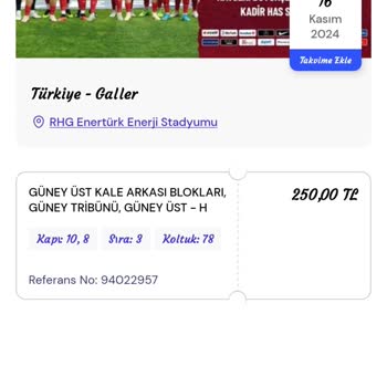 Yan Yana Bilet Talebine Cevap Alamıyorum
