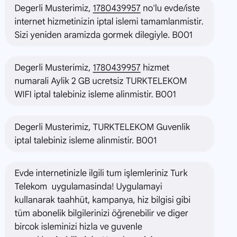 Yanlış Bilgilendirme Nedeniyle İptal Edilen Abonelik