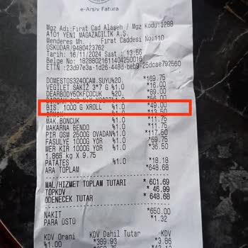 Hijyen Sorunu: A101'den Alınan Üründe Yabancı Madde