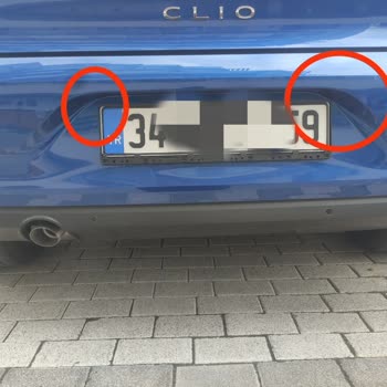 Yetkili Serviste İzin Almadan Yapılan Plakalık Değişimi