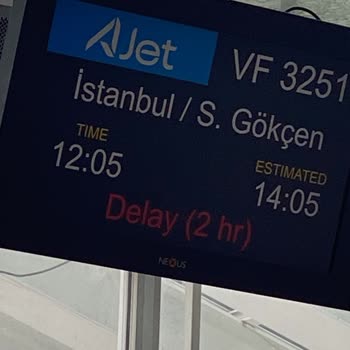 Uçuş İptali Ve Uzayan Rötarlar