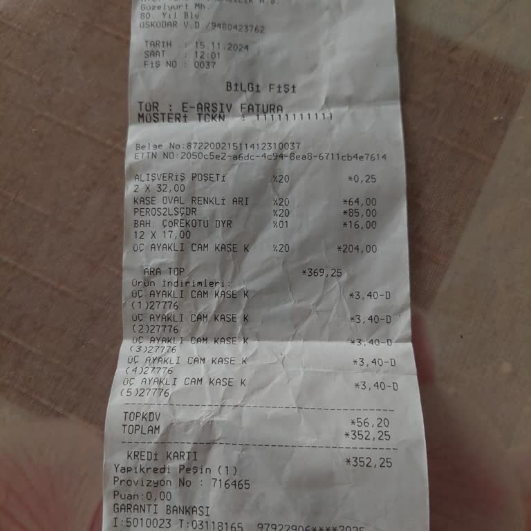 A101 3 Ayaklı Cam Kase Şikayeti