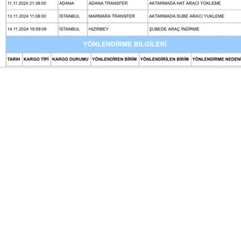 Aras Kargo Hızırbey Şubesi Teslimat Sorunu