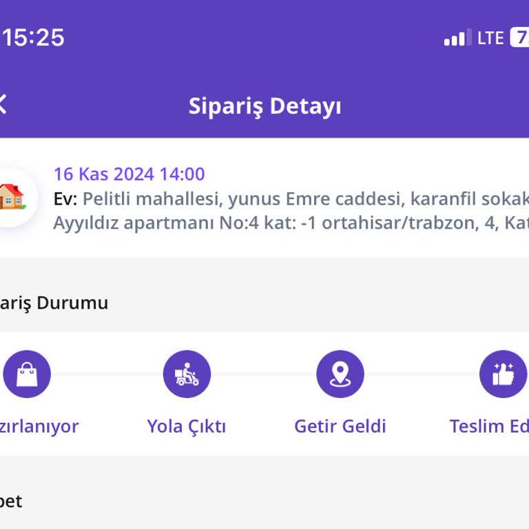 Getir Siparişlerinde Gecikme Ve Güven Sorunu