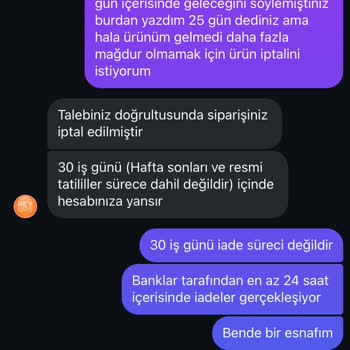 Sipariş İptali Ve Geri İade Sorunu